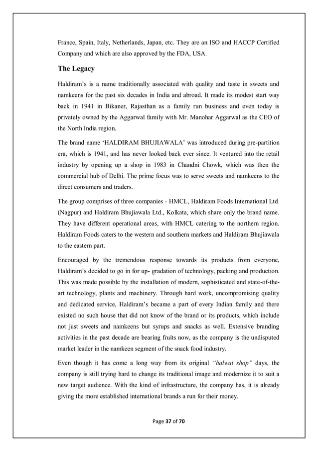 Bba project report final year | PDF