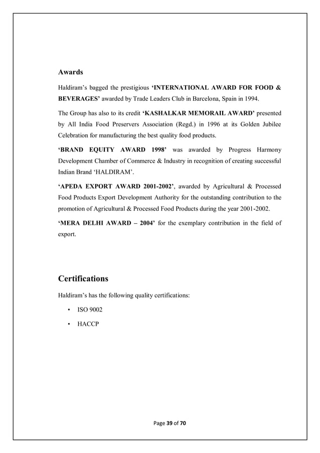 Bba project report final year | PDF