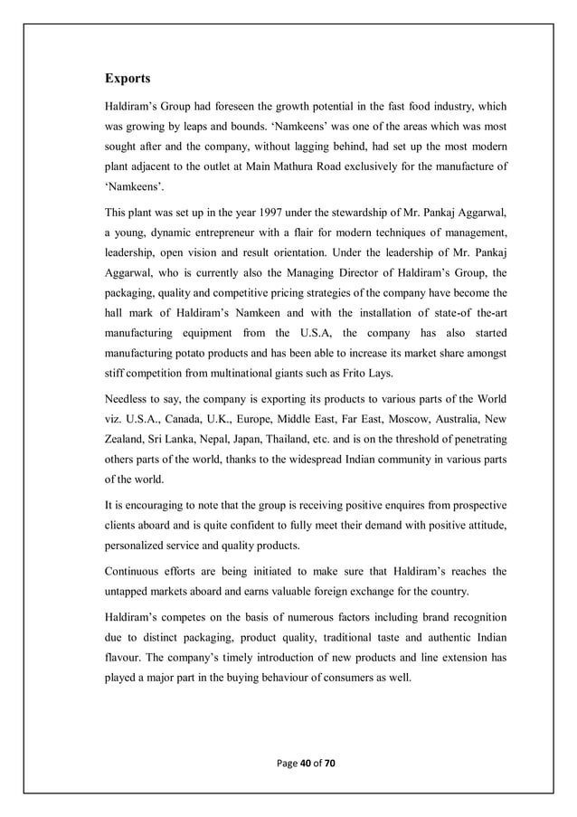 Bba project report final year | PDF