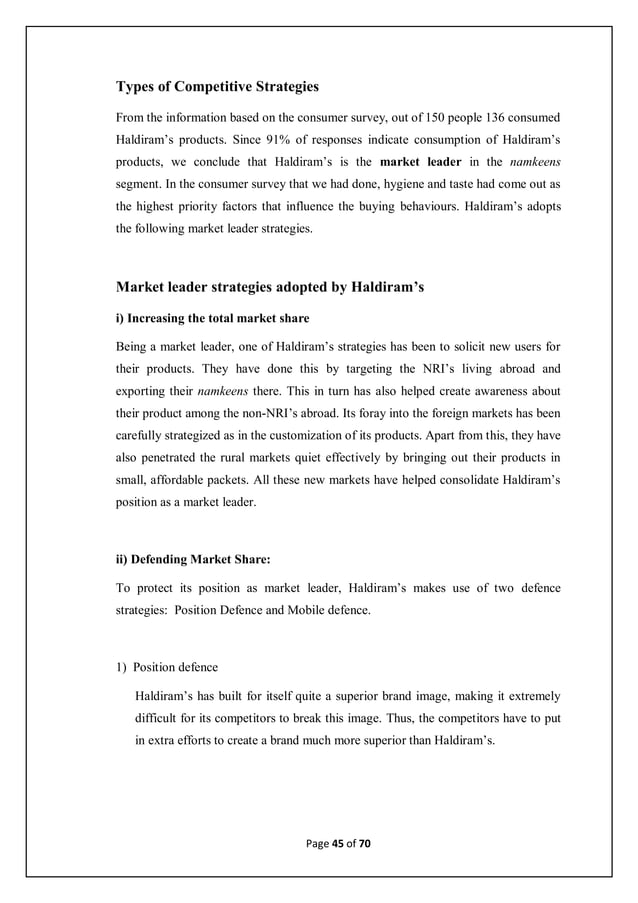 Bba project report final year | PDF