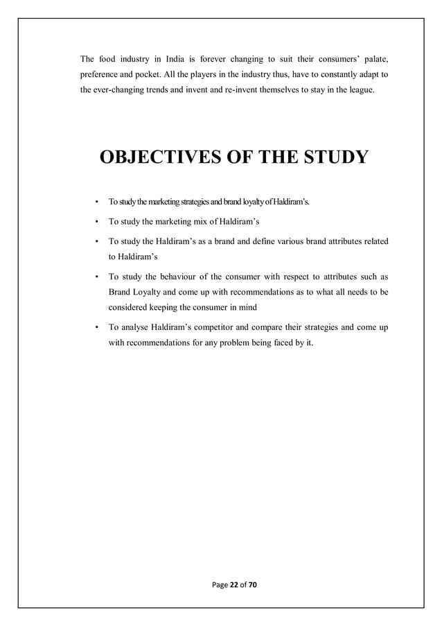 research report for bba students