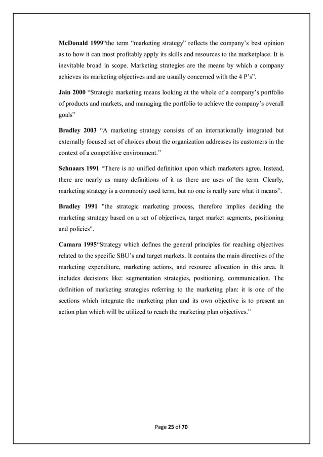 Bba Project Report Final Year