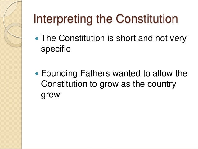 Construction Of The Constitution Strict And Liberal Chart