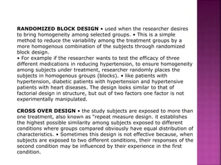 Research design: Design of Experiment | PPTX