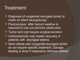 Stridor Scope stridor final.pptx approach to stridor. Types | PPTX