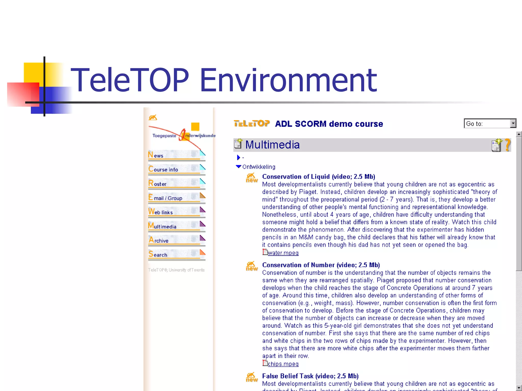 TeleTOP Environment 