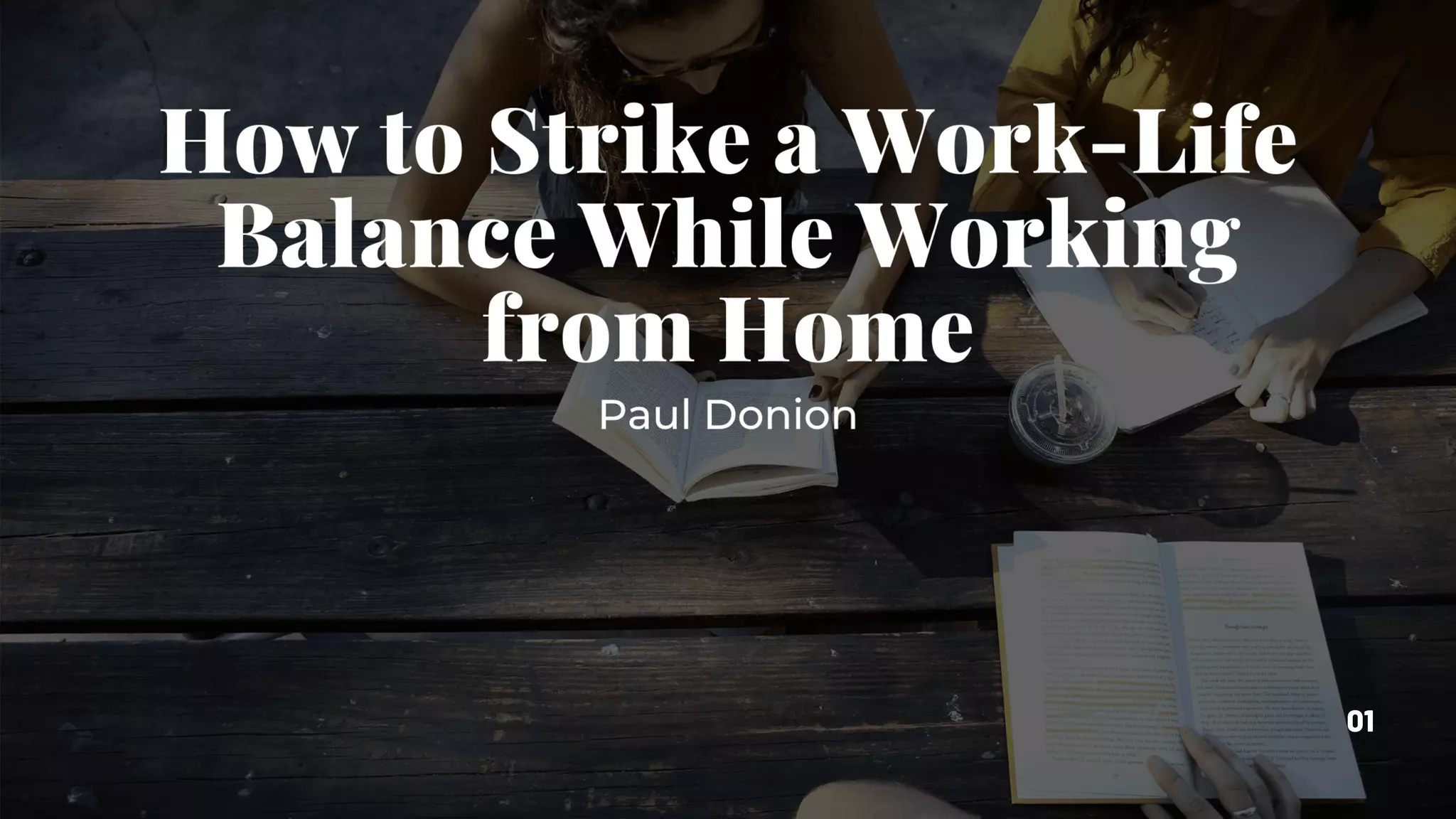 How to Strike a Work-Life Balance While Working from Home | PPT