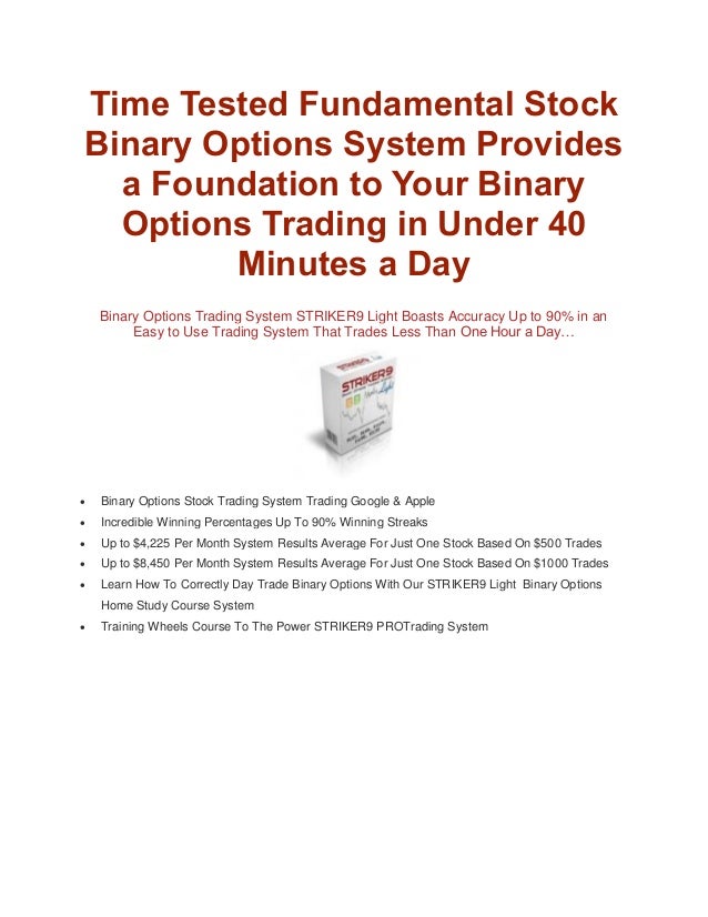 Binary options striker 9