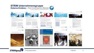 © The Conference Board 45. Mai 2015
STRIM Unternehmensgruppe
Externe Evidenz -
 