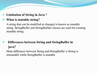 Java String | PPT