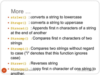 C programming - String | PPTX