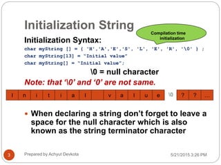 C programming - String | PPT