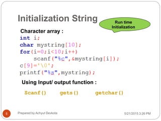 C programming - String | PPT