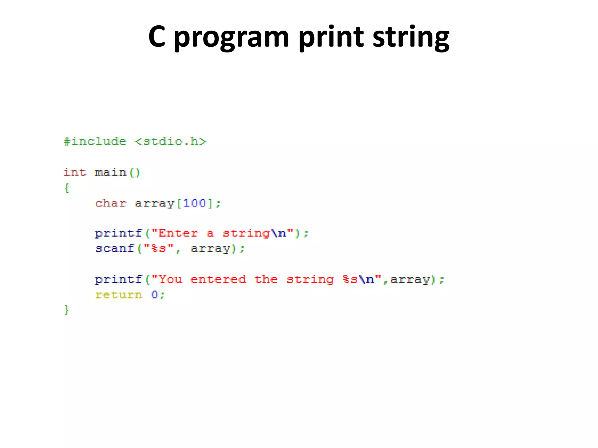 String | PPT