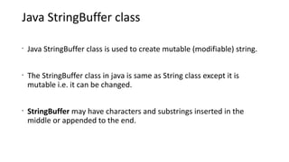 String.ppt | Programming Languages | Computing