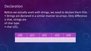 String C Programming | PPT