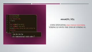 String in programming language in c or c++ | PPT