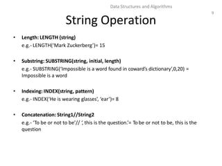 Different string operations.................... | PPT