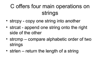 String manipulation techniques like string compare copy | PPT