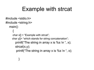 String manipulation techniques like string compare copy | PPT