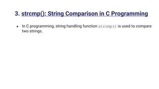 String_C.pptx | Programming Languages | Computing