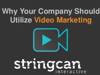 Why Your Company Should
Utilize Video Marketing
 
