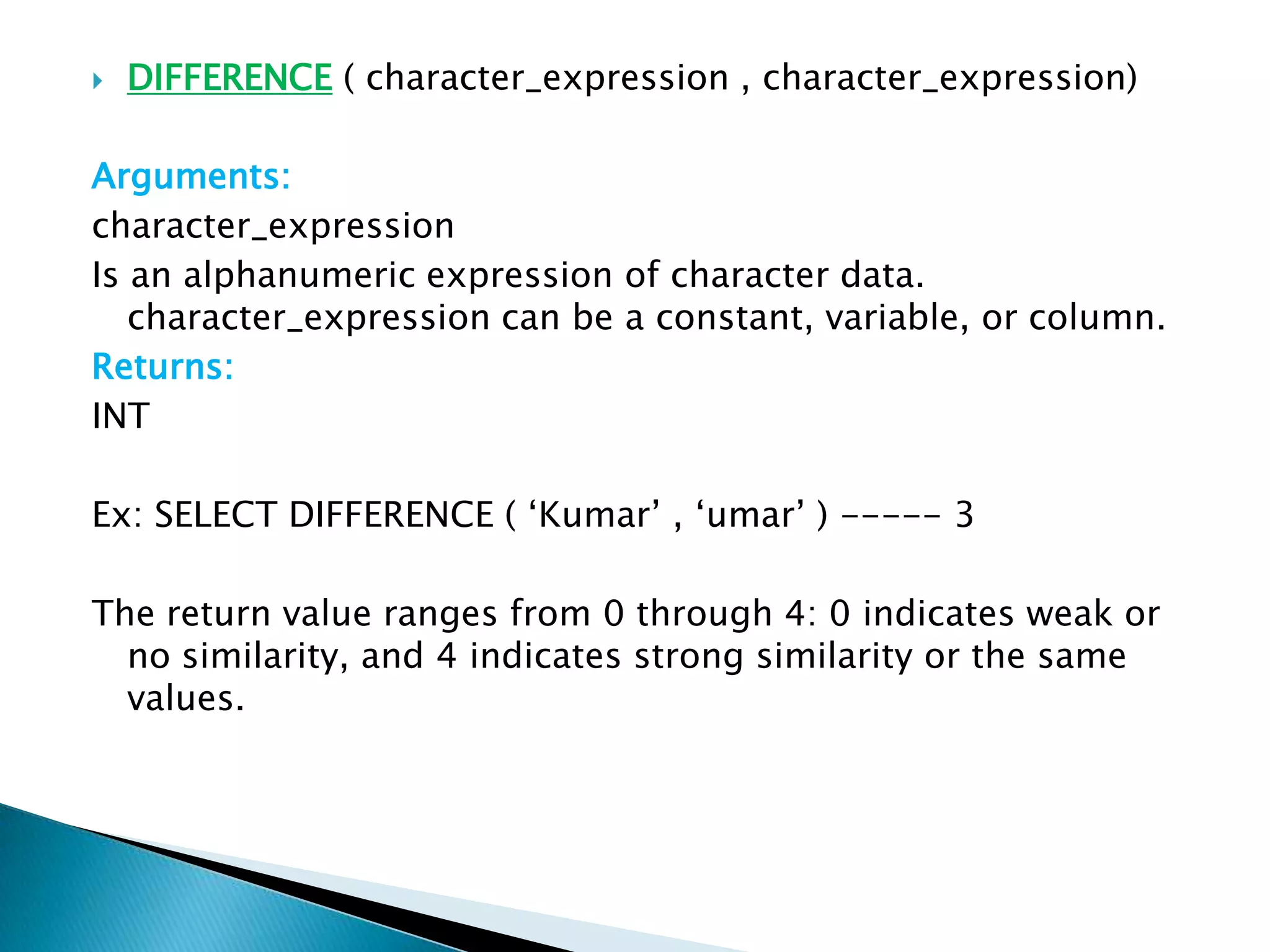 String functions | PPTX