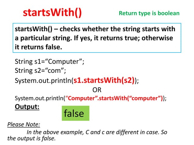 String functions | PPT