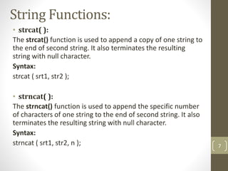 String handling | PPT