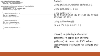 Comprehensive Overview of Java String Handling Methods | PDF