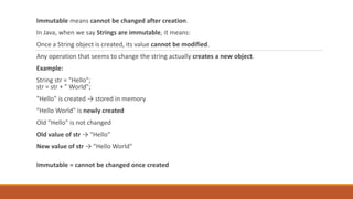 Comprehensive Overview of Java String Handling Methods | PDF