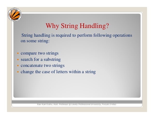 String handling(string class)