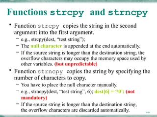 Comprehensive Guide to Strings in C Programming Language | PPTX