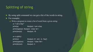 Different uses of String in Python.pptx