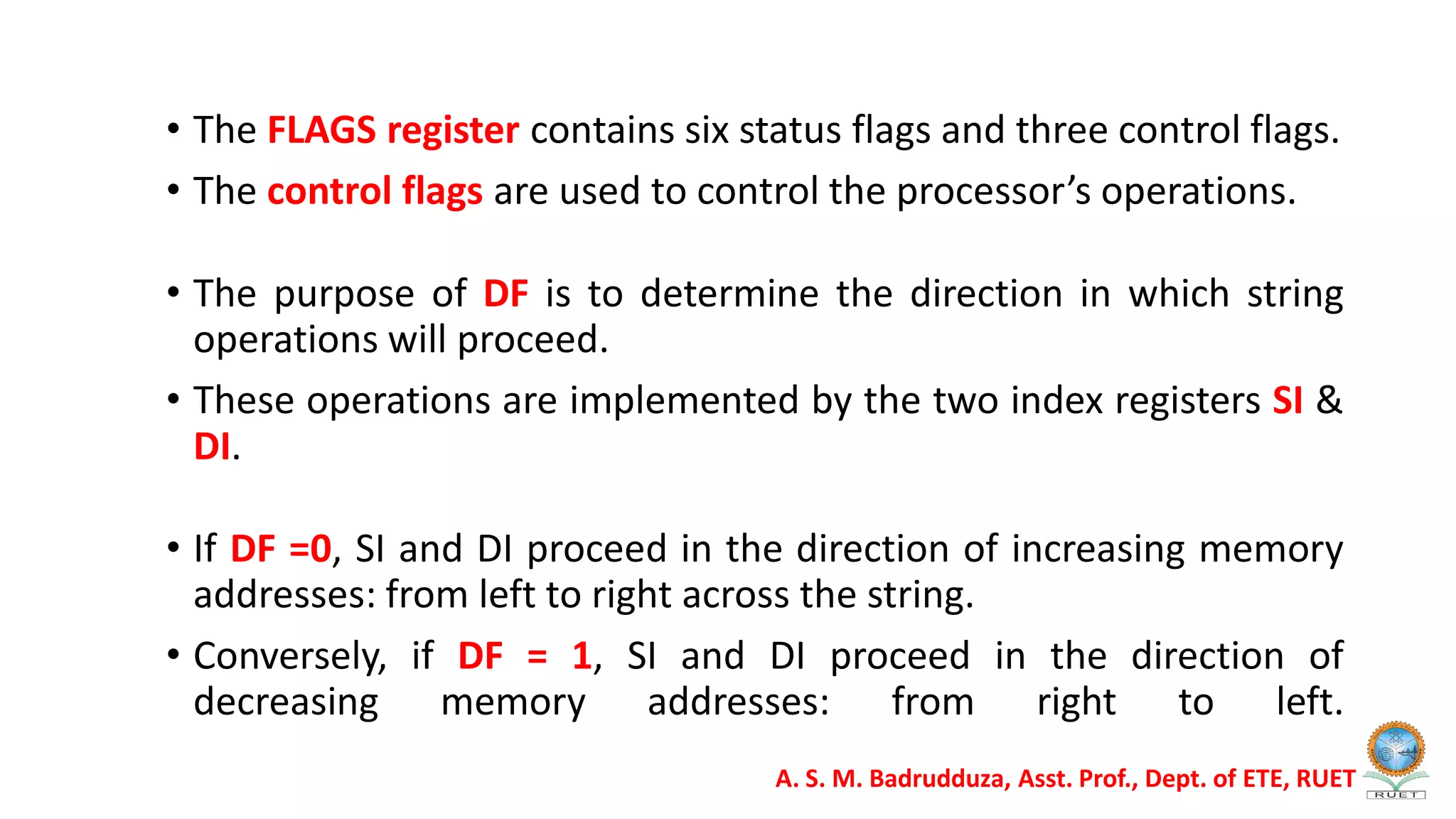 8086 String Instructions.pdf | Programming Languages | Computing
