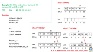 8086 String Instructions.pdf | Programming Languages | Computing