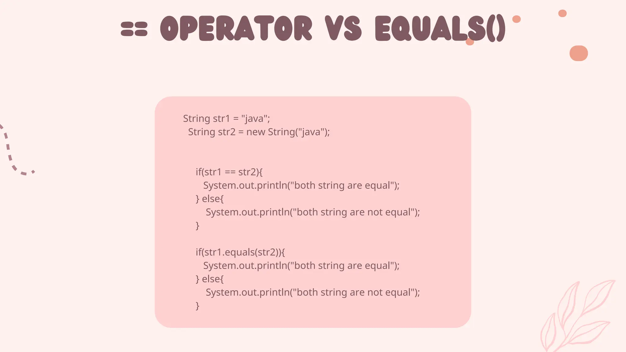 Java Presentation on the topic of string | PDF