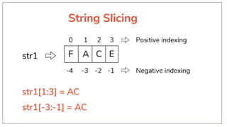 presentation on python string manipulation | PPTX