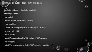 String Manipulation Function and Header File Functions | PDF