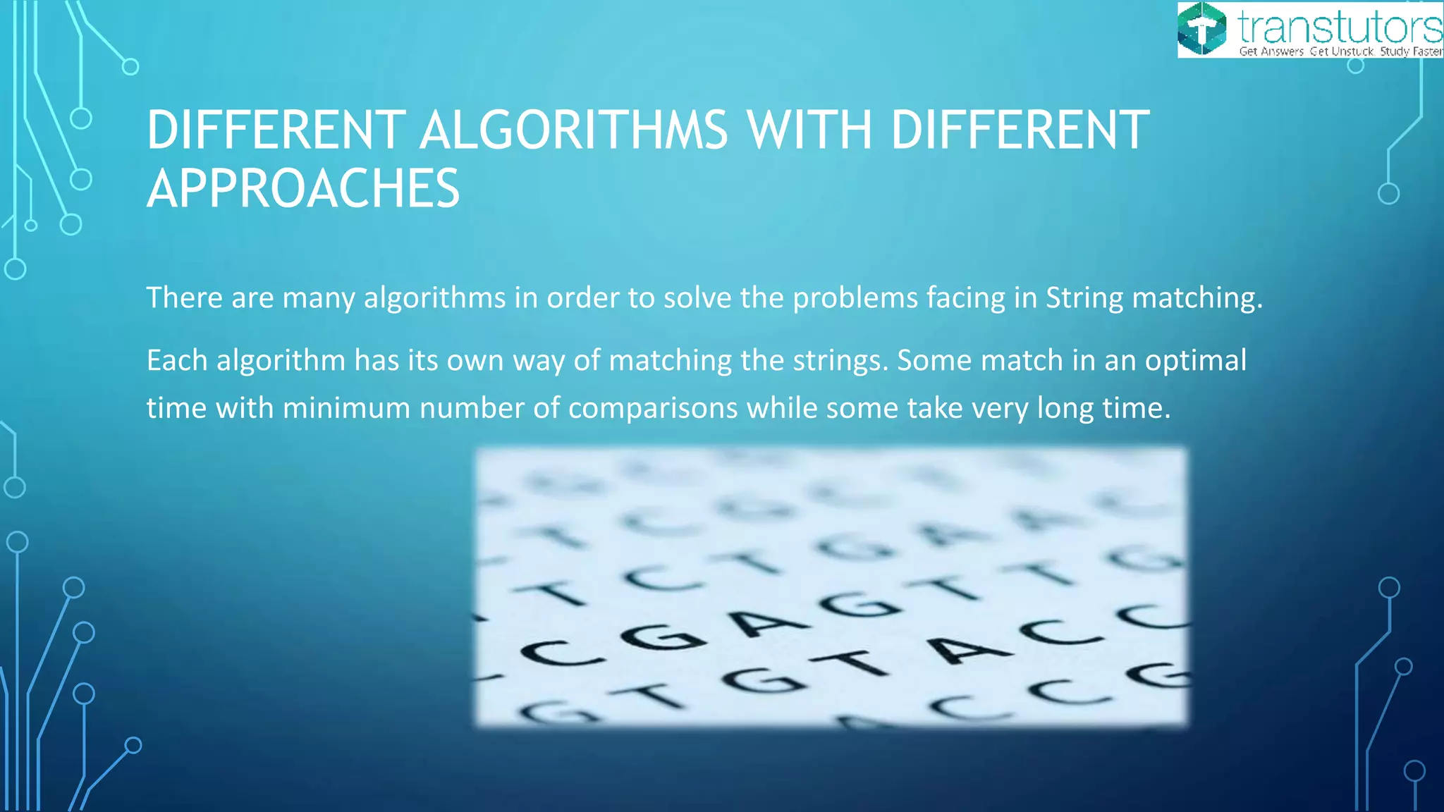 String Match | Computer Science | PPT