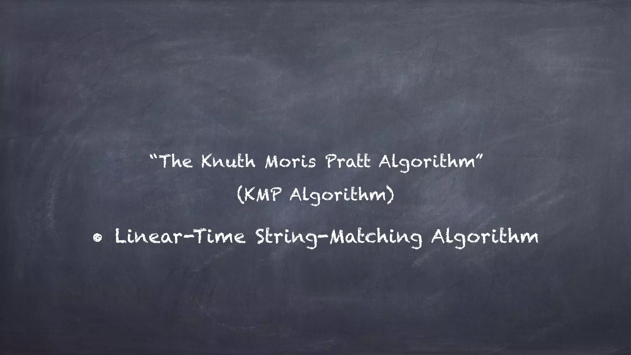 String matching algorithms | PPT