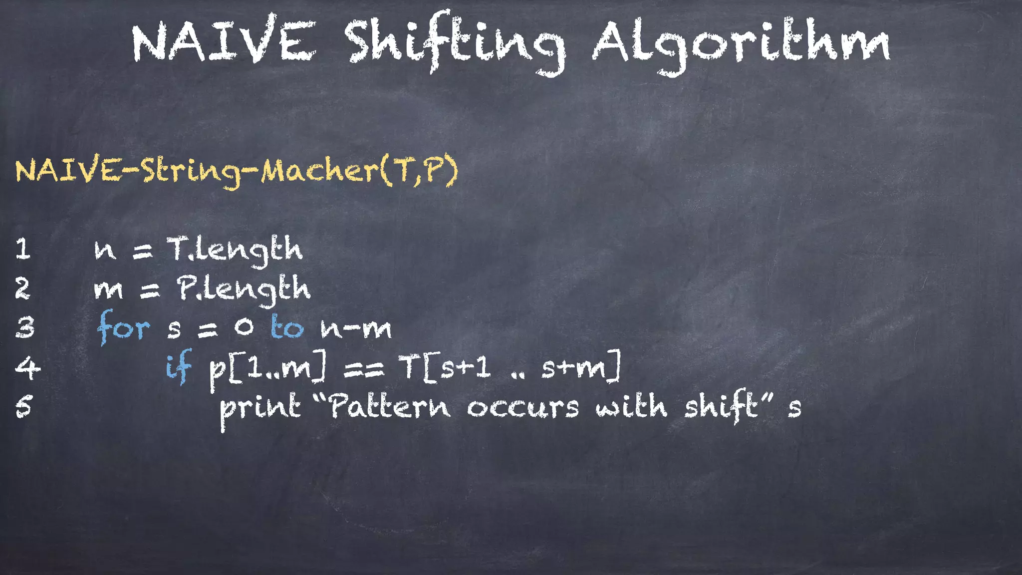 String matching algorithms | PPT