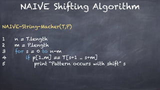 String matching algorithms | PPT