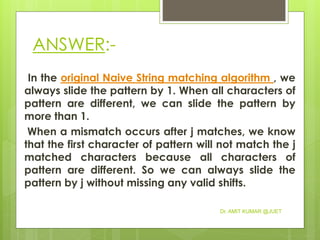 String matching, naive, | PDF