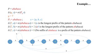String Matching with Finite Automata and Knuth Morris Pratt Algorithm | PDF