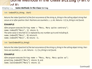 Some Methods in the Class String (Part 6
of 8)
 