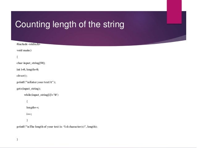 Strings in programming tutorial.