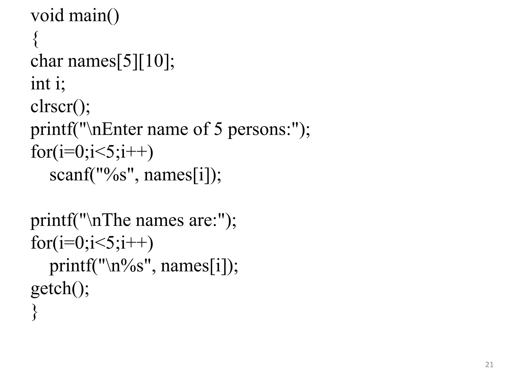 Strings in C | PPT