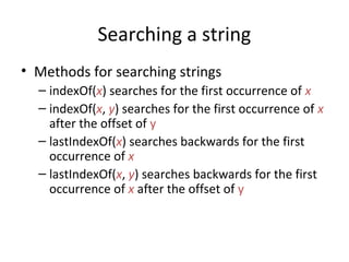 Strings In OOP(Object oriented programming) | PPT