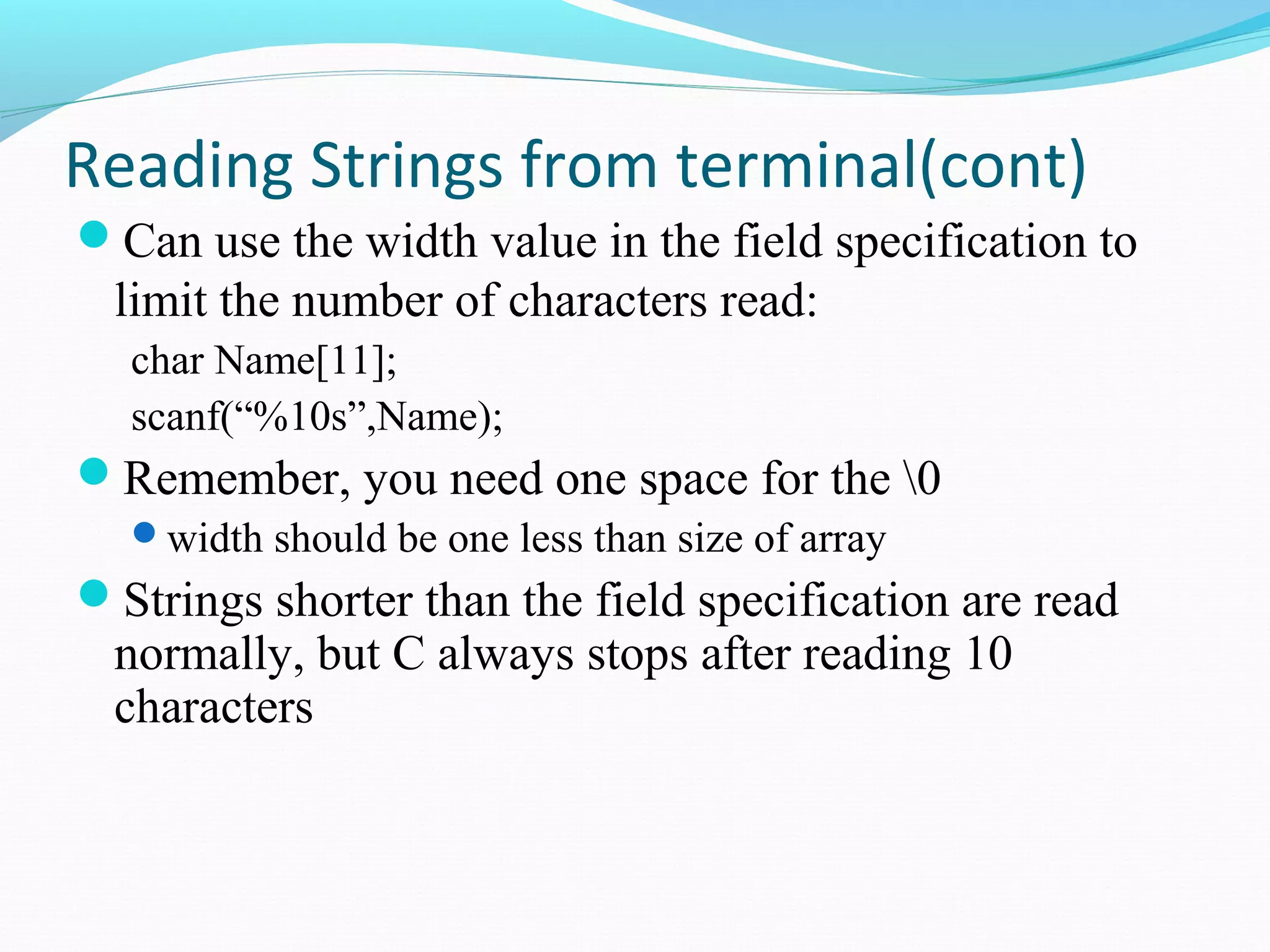 Strings | PPT
